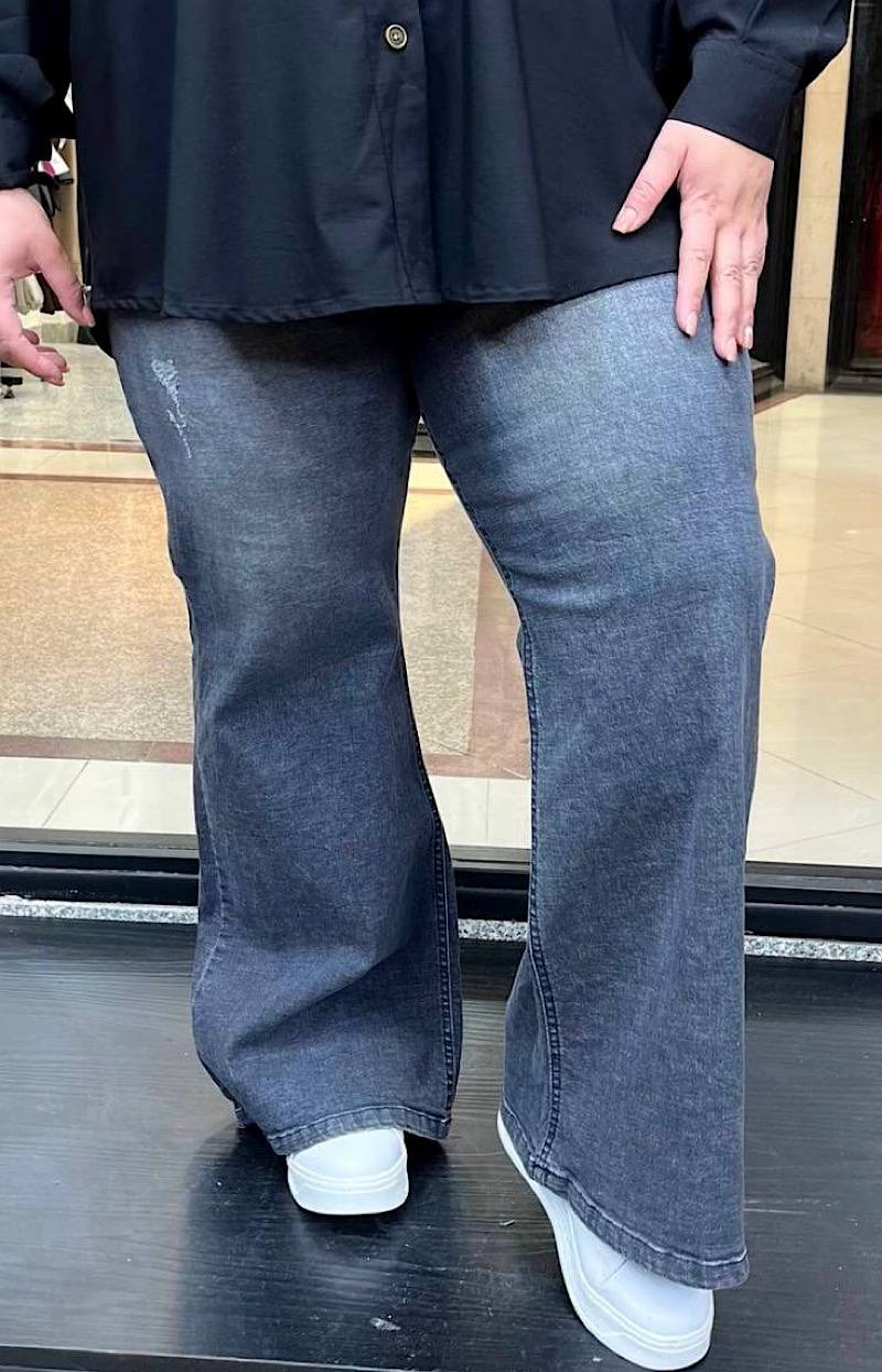 شلوار سایزبزرگ جین دمپا کد 163