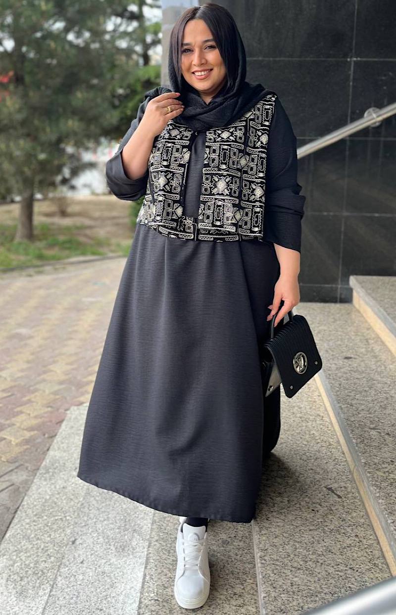 ست جلیقه سارافون سایزبزرگ کد 175