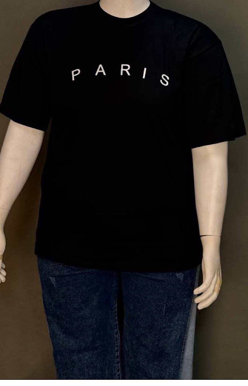 تیشرت سایزبزرگ پاریس کد 185