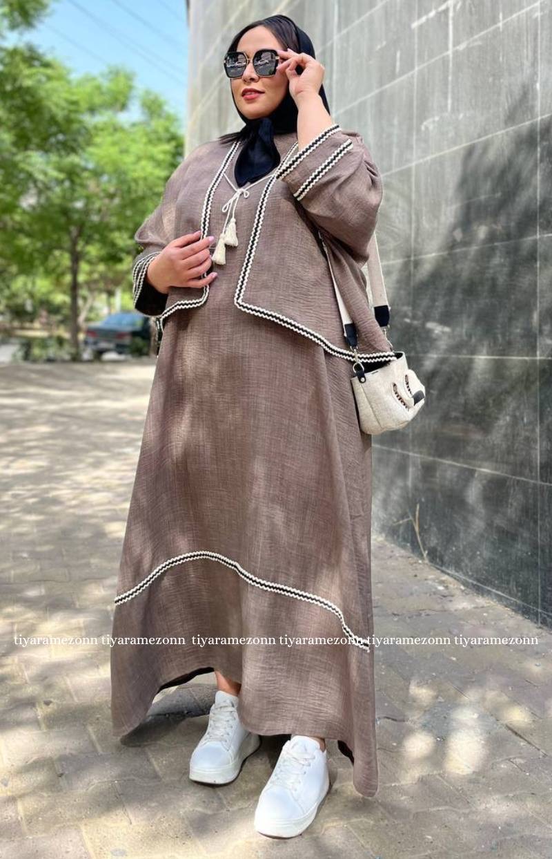 ست سایزبزرگ جلیقه سارافون کد 222