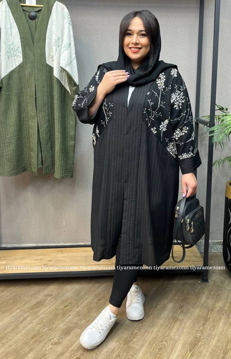 مانتوسایزبزرگ ترکیبی حدیقه کد 227