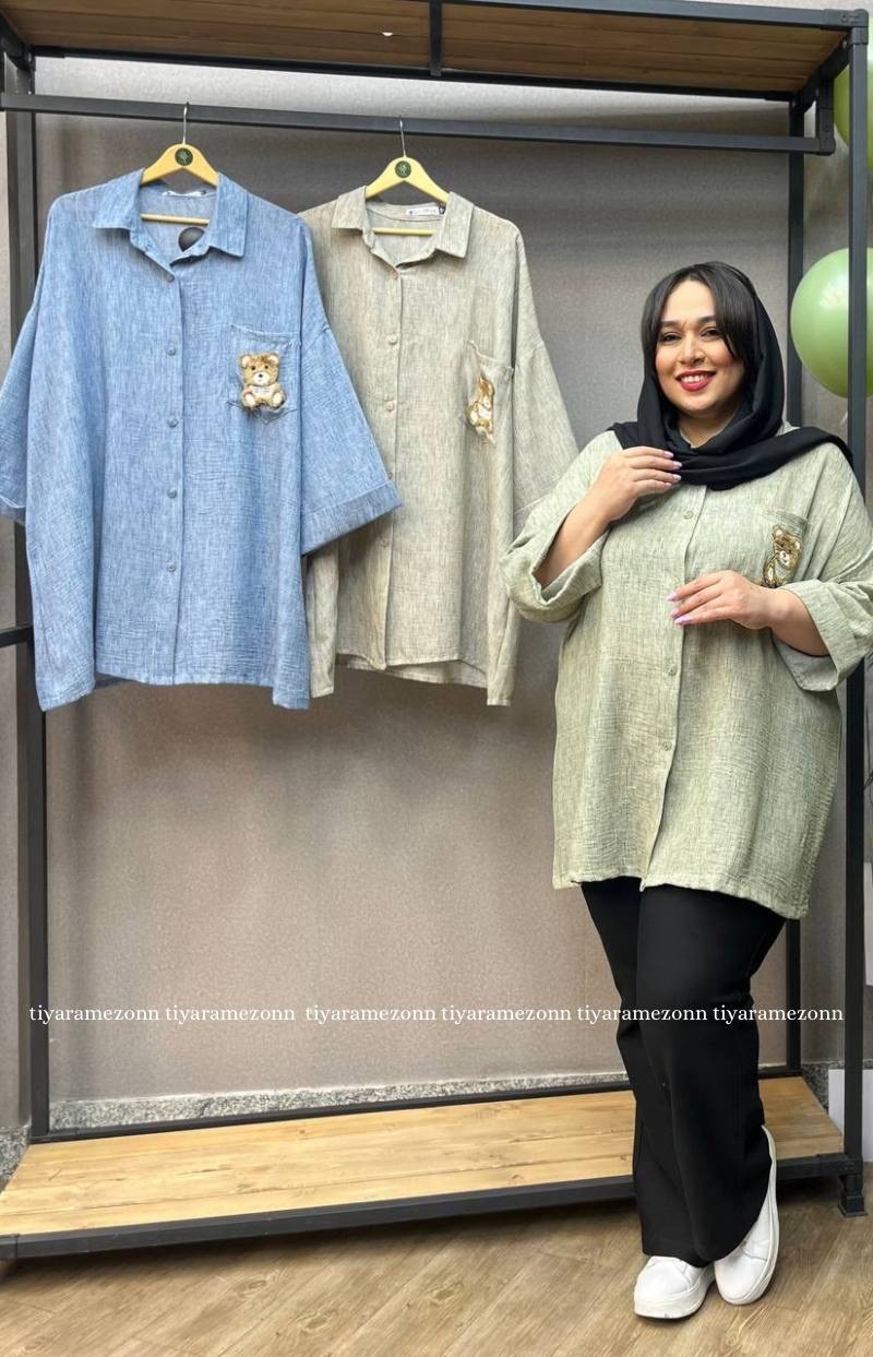 شومیز سایزبزرگ تدی کد 231