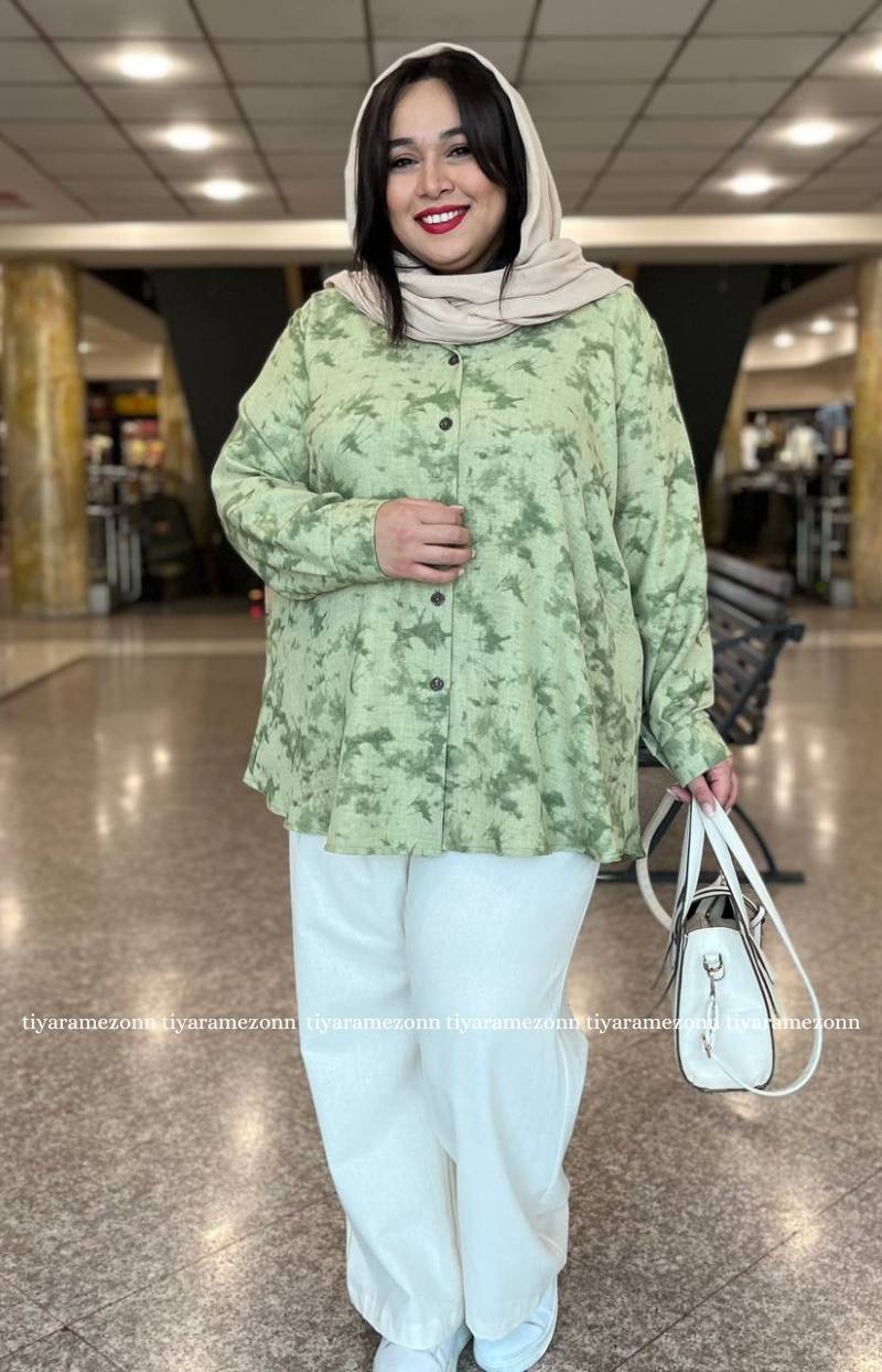 شومیز سایز بزرگ فارفلا کد 242