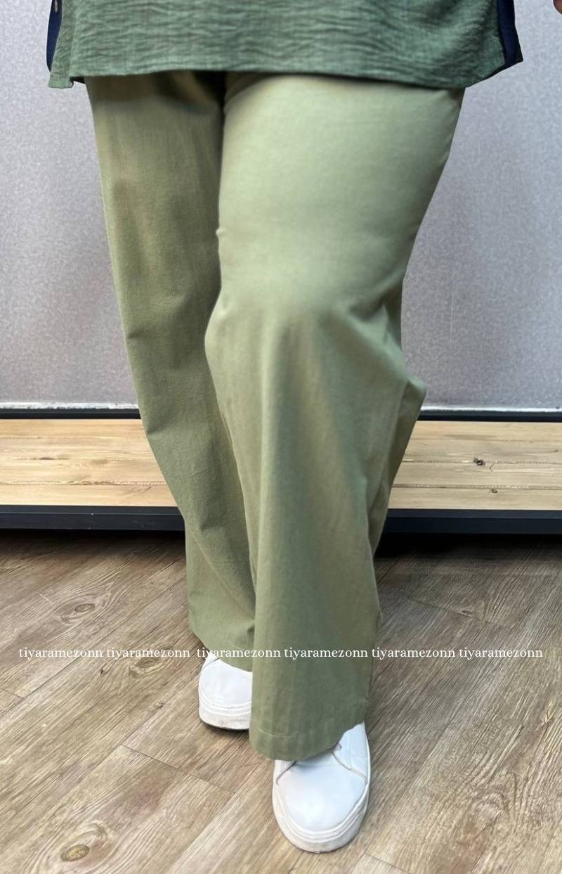 شلوارسایزبزرگ لینن جدید کد 264