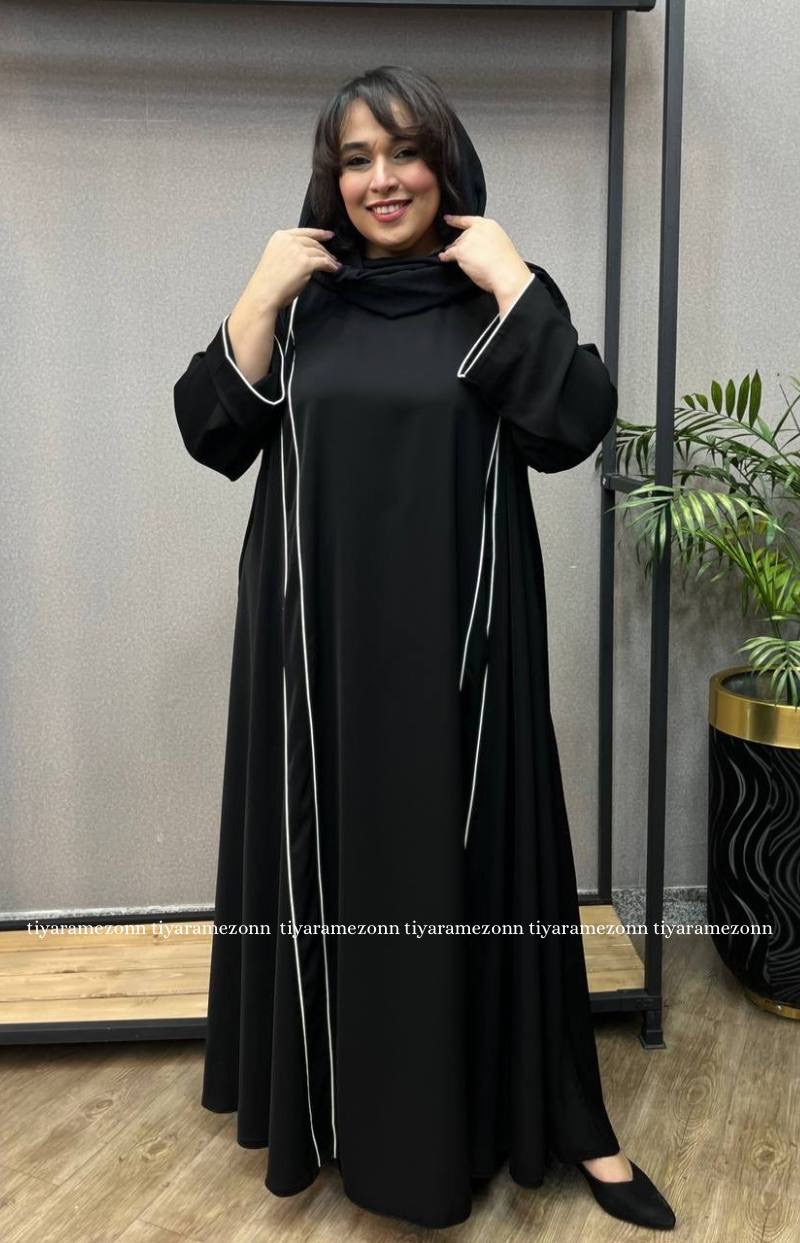 مانتو عبایی سایزبزرگ  مجلسی کد 293