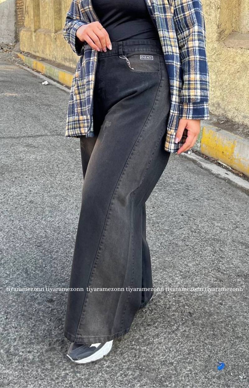 شلوار شافل سایزبزرگ کد 370