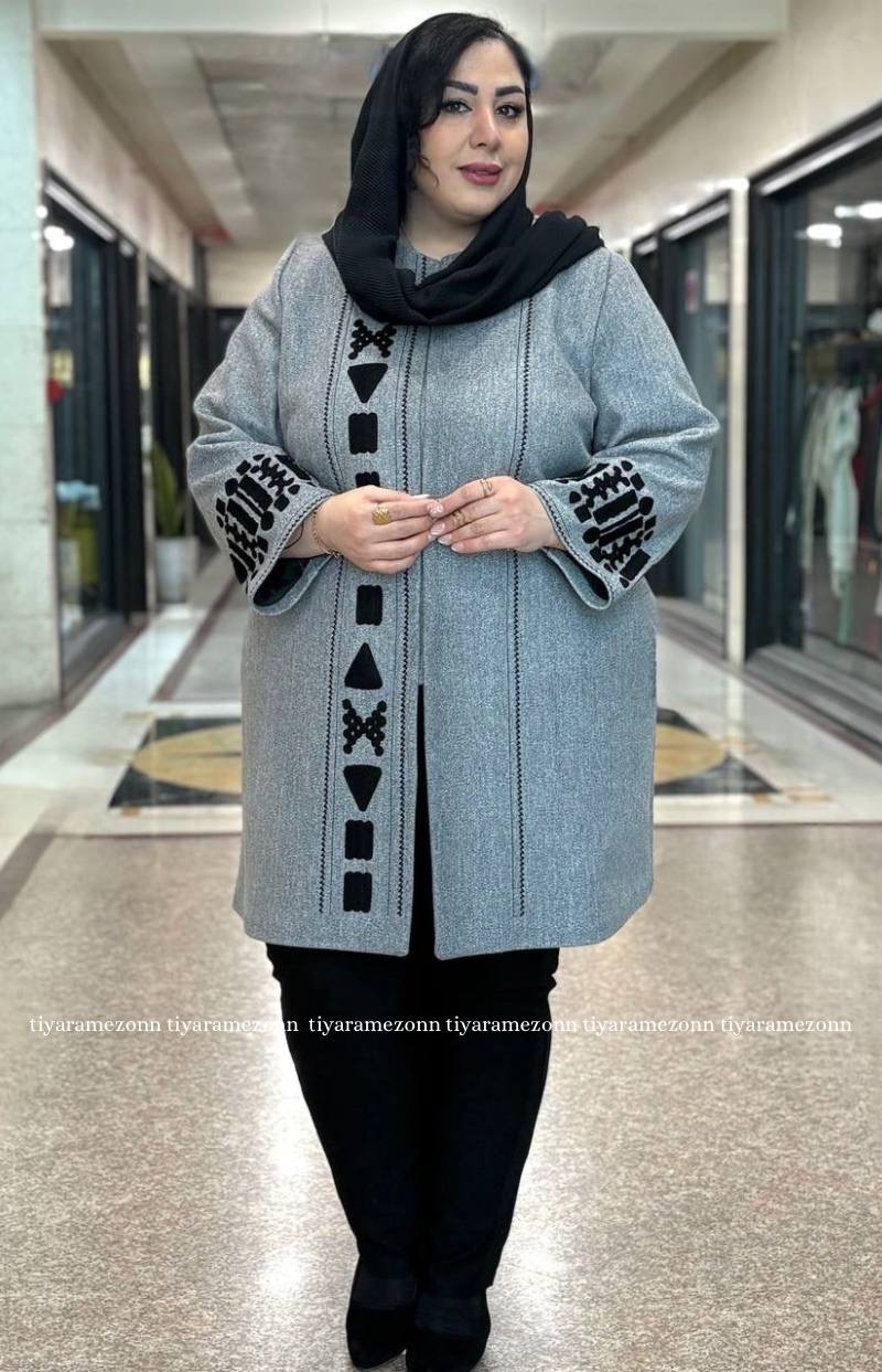 پالتو فوتر سایزبزرگ مدل شنل کد 407