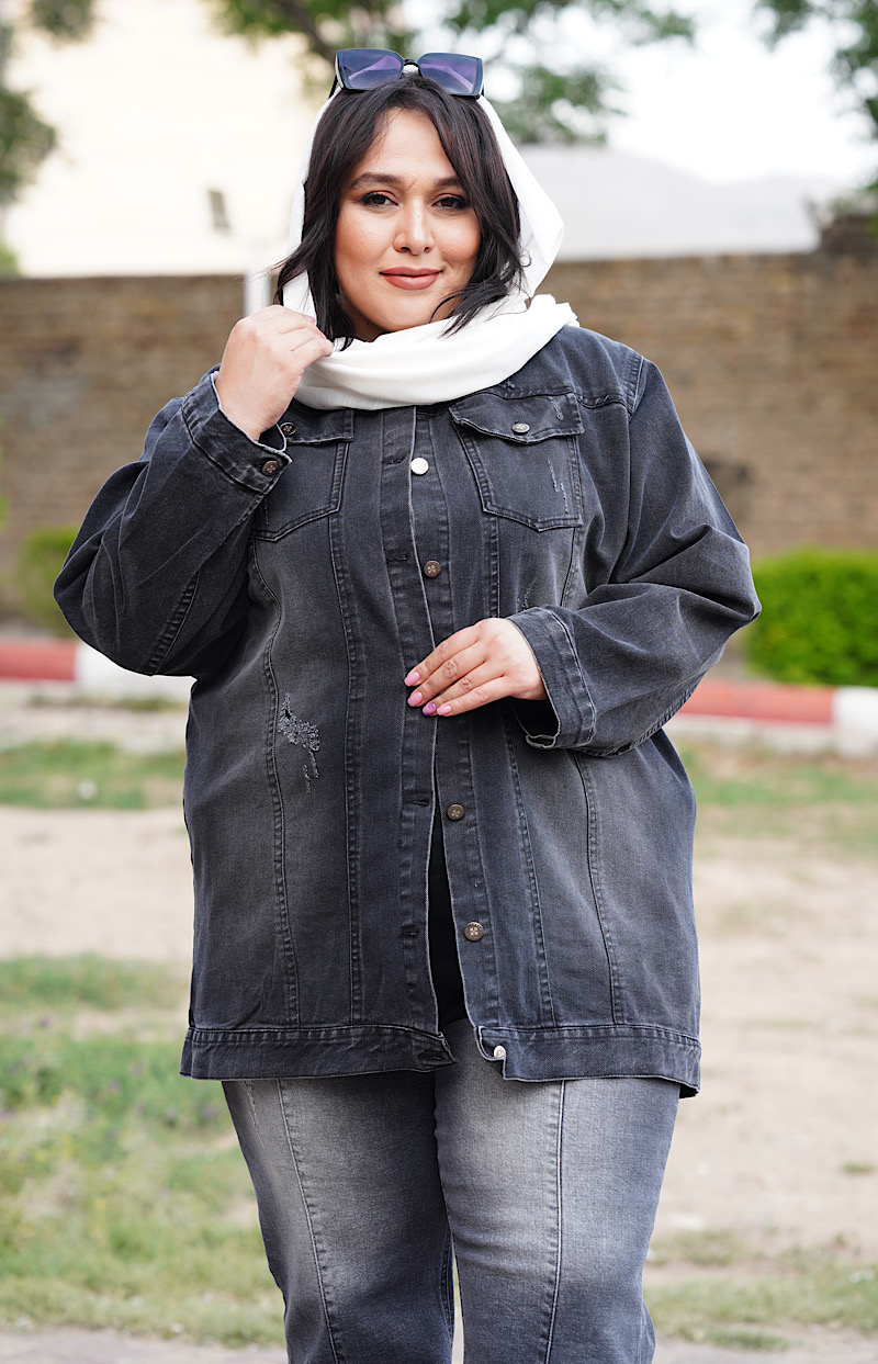 کت جین سایز بزرگ اسپرت کد 189