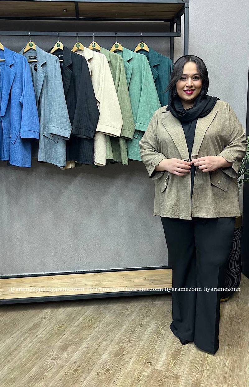 کت سایزبزرگ زنانه صوفیا کد 200