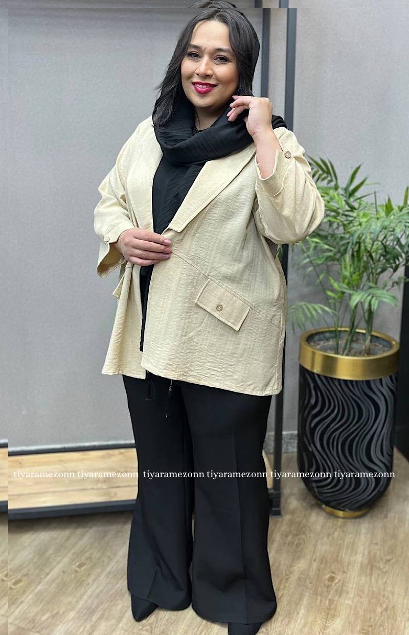 کت سایزبزرگ زنانه صوفیا کد 200