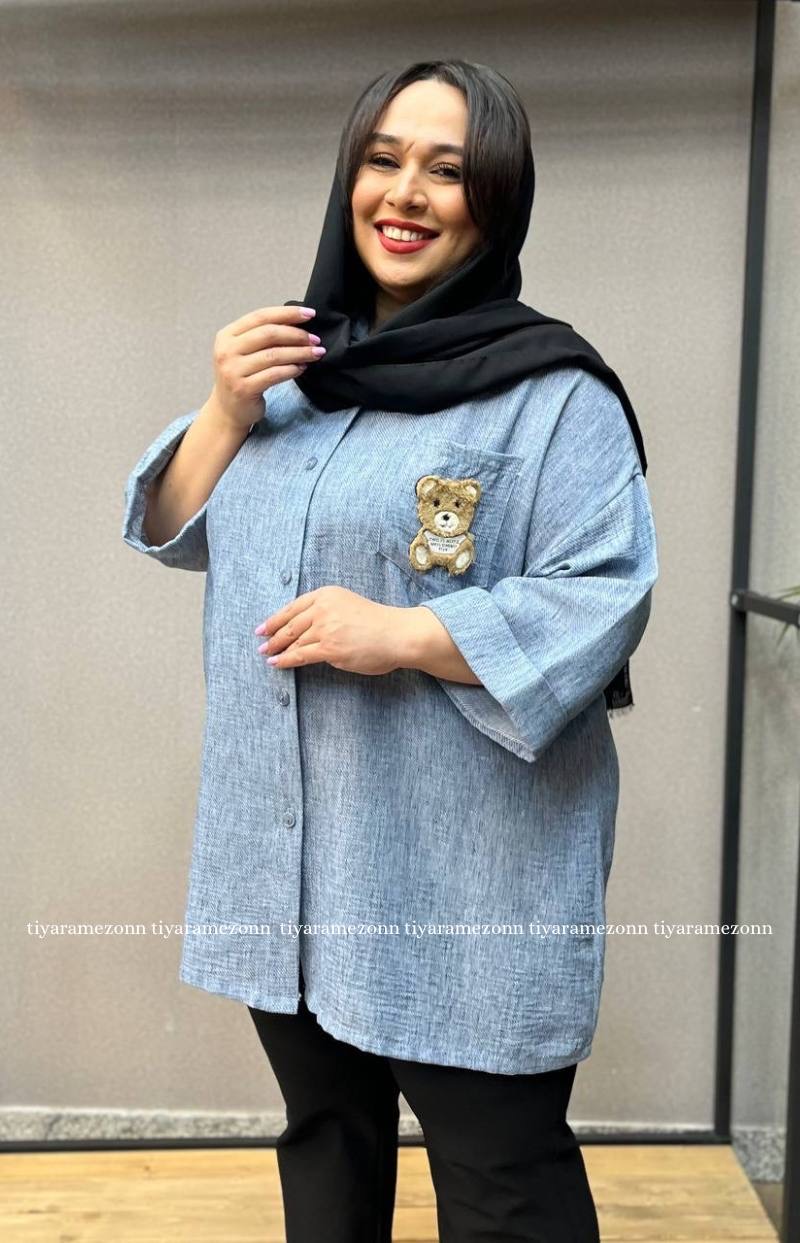 شومیز سایزبزرگ تدی کد 231