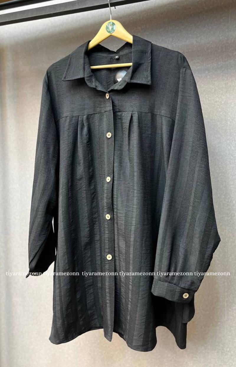 شومیز سایزبزرگ پشت گره کد 235