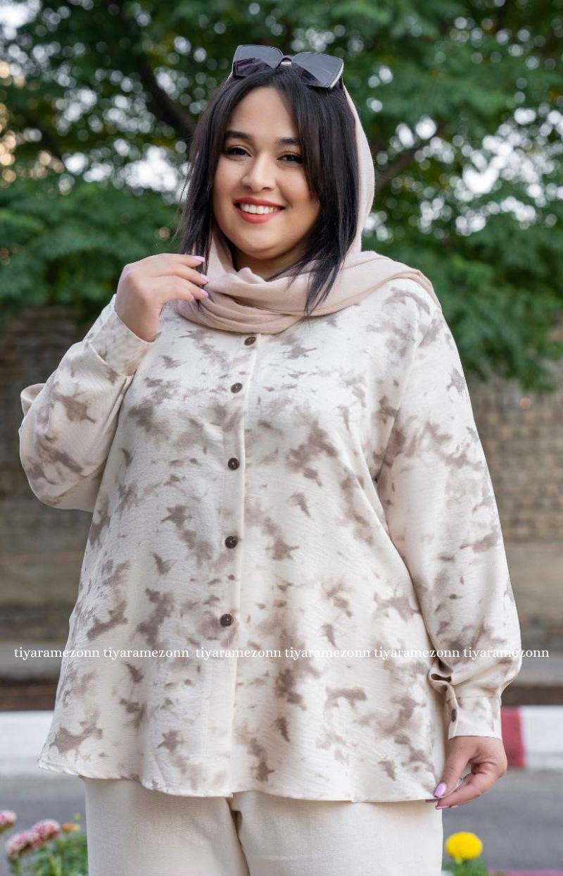 شومیز سایز بزرگ فارفلا کد 242