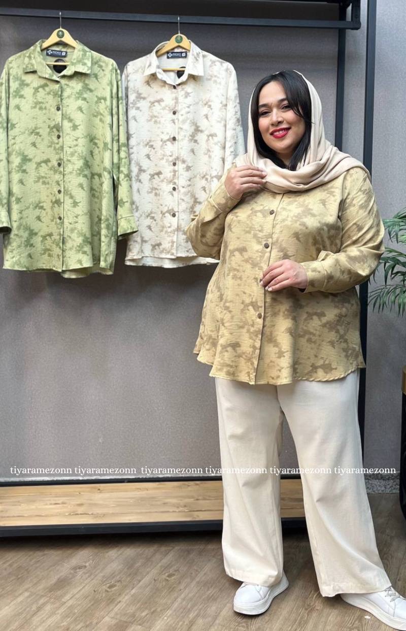 شومیز سایز بزرگ فارفلا کد 242