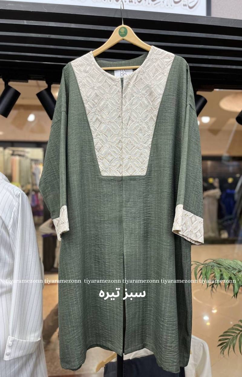 مانتوسایزبزرگ کیمونو سوزن دوزی  کد 205