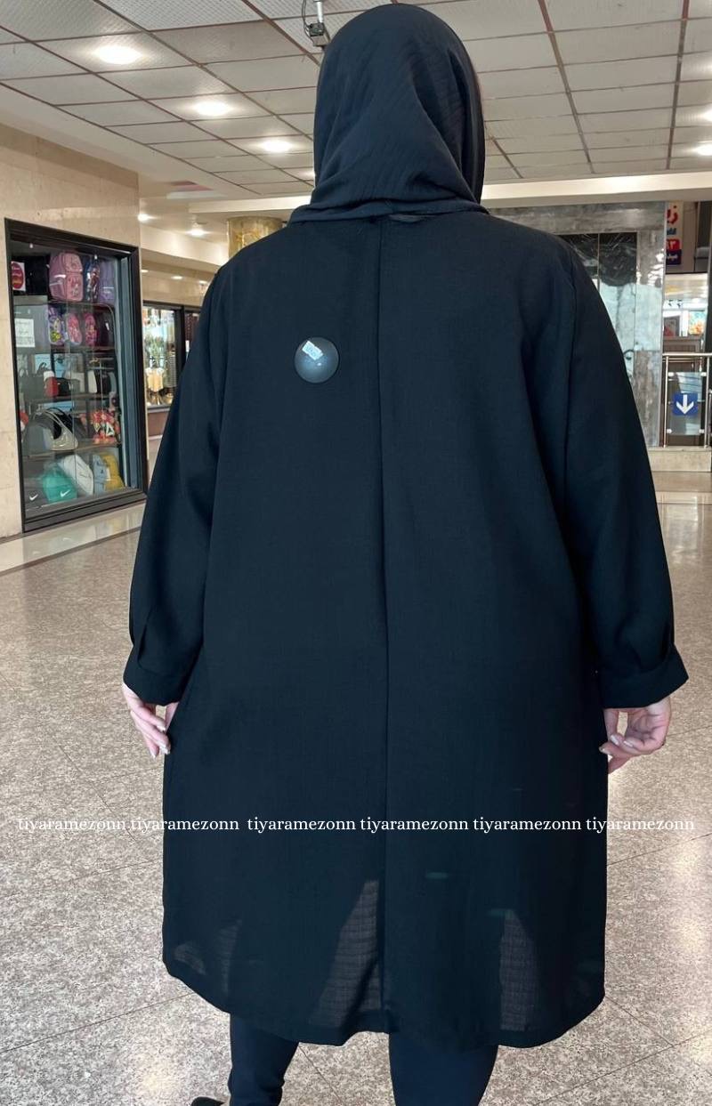 مانتو سایز بزرگ ساده کد 257