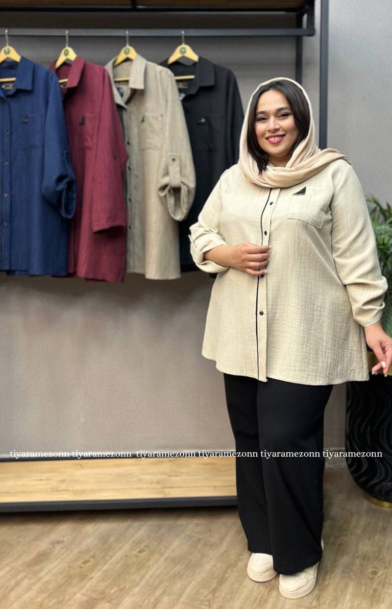 شومیزسایزبزرگ تک جیب کد 271