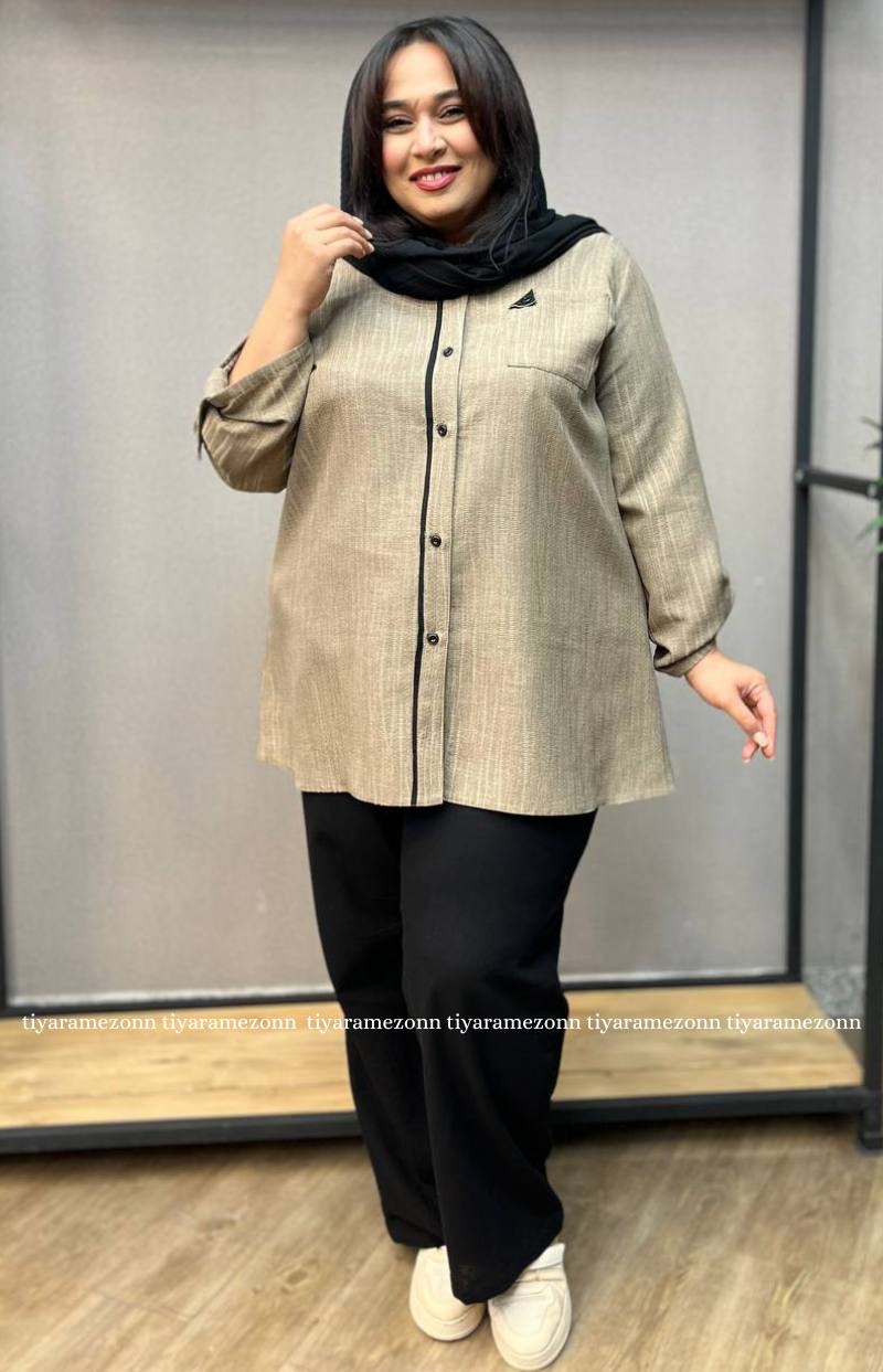 شومیزسایزبزرگ تک جیب کد 271