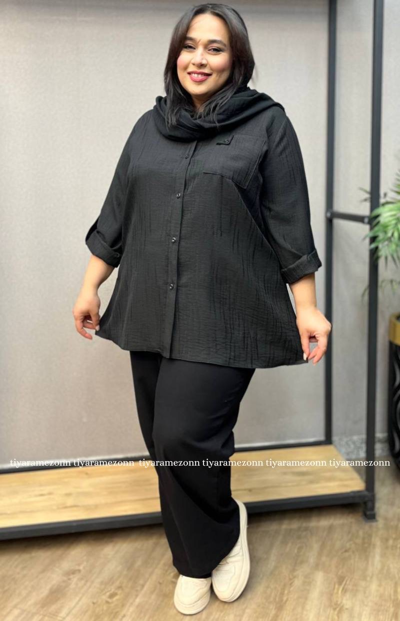 شومیزسایزبزرگ تک جیب کد 271