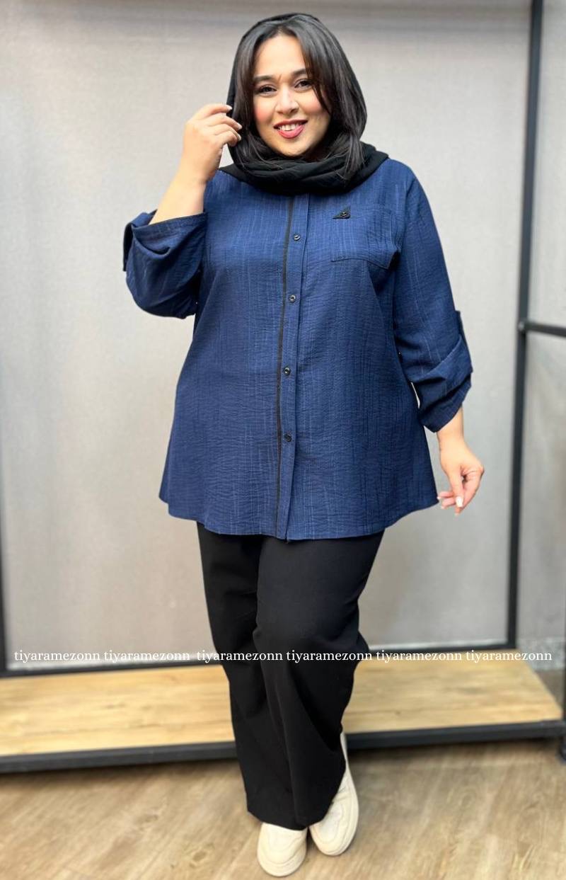 شومیزسایزبزرگ تک جیب کد 271