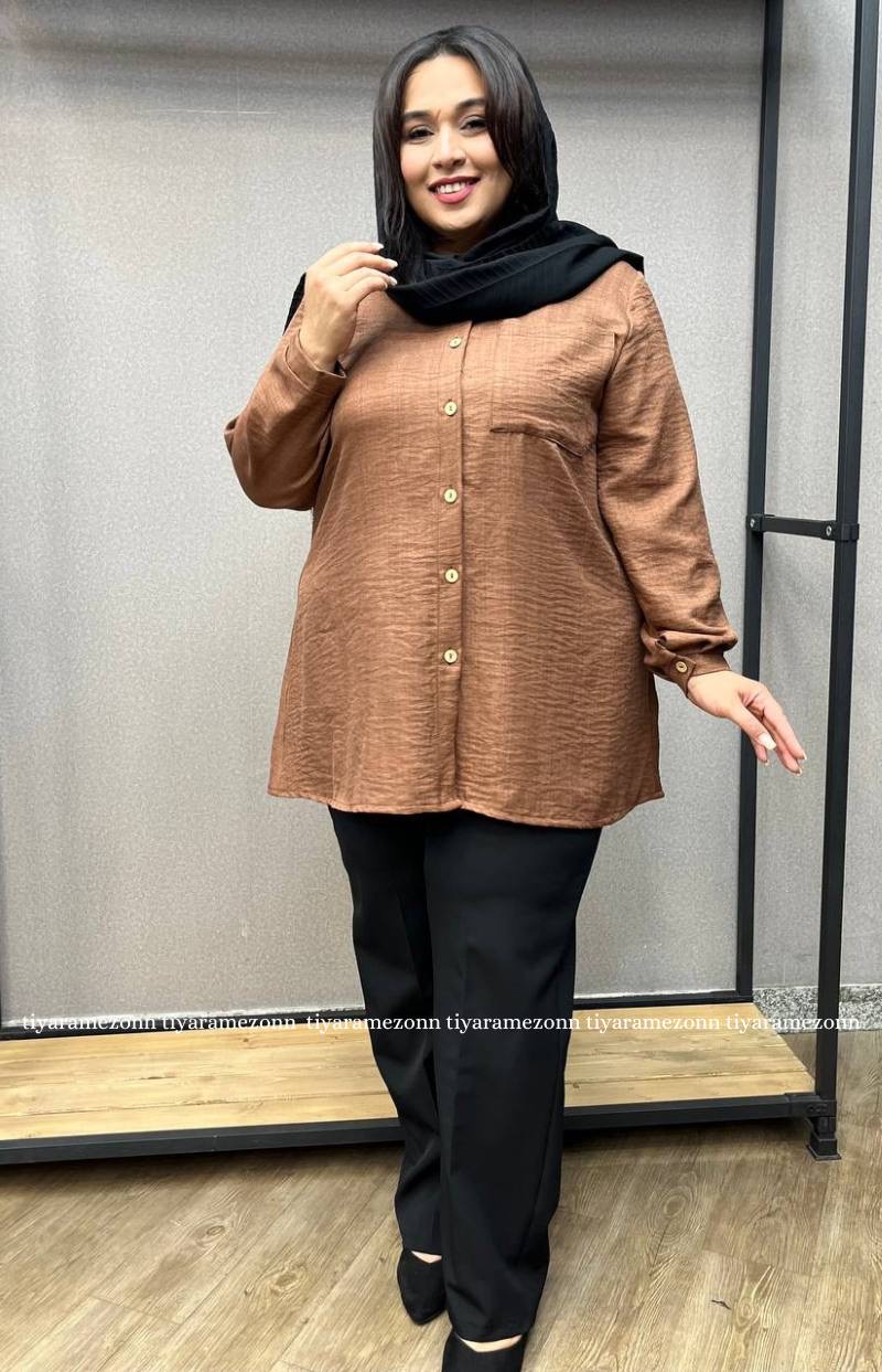 شومیز سایز بزرگ اقتصادی کد 279