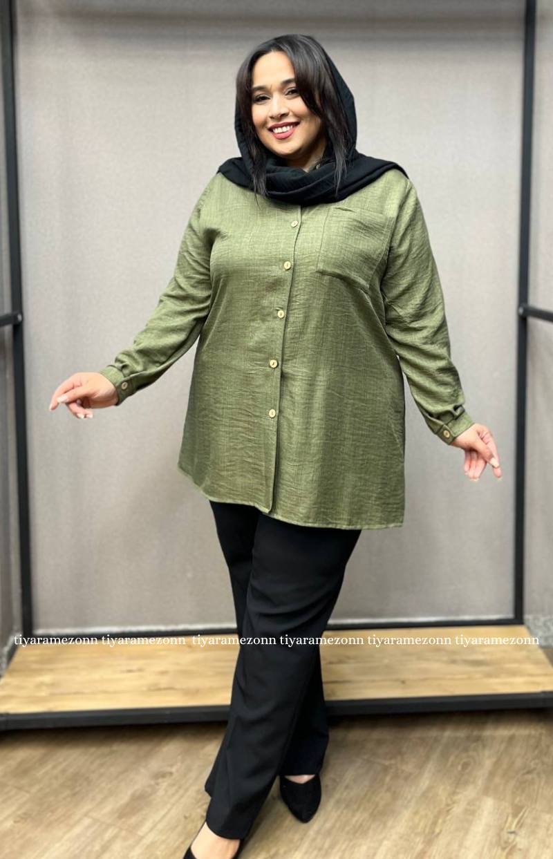 شومیز سایز بزرگ اقتصادی کد 279