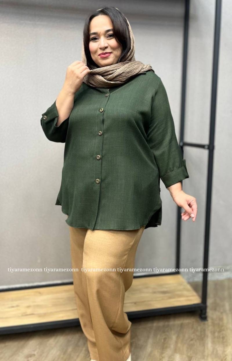 شومیز سایز بزرگ لوماک کد274
