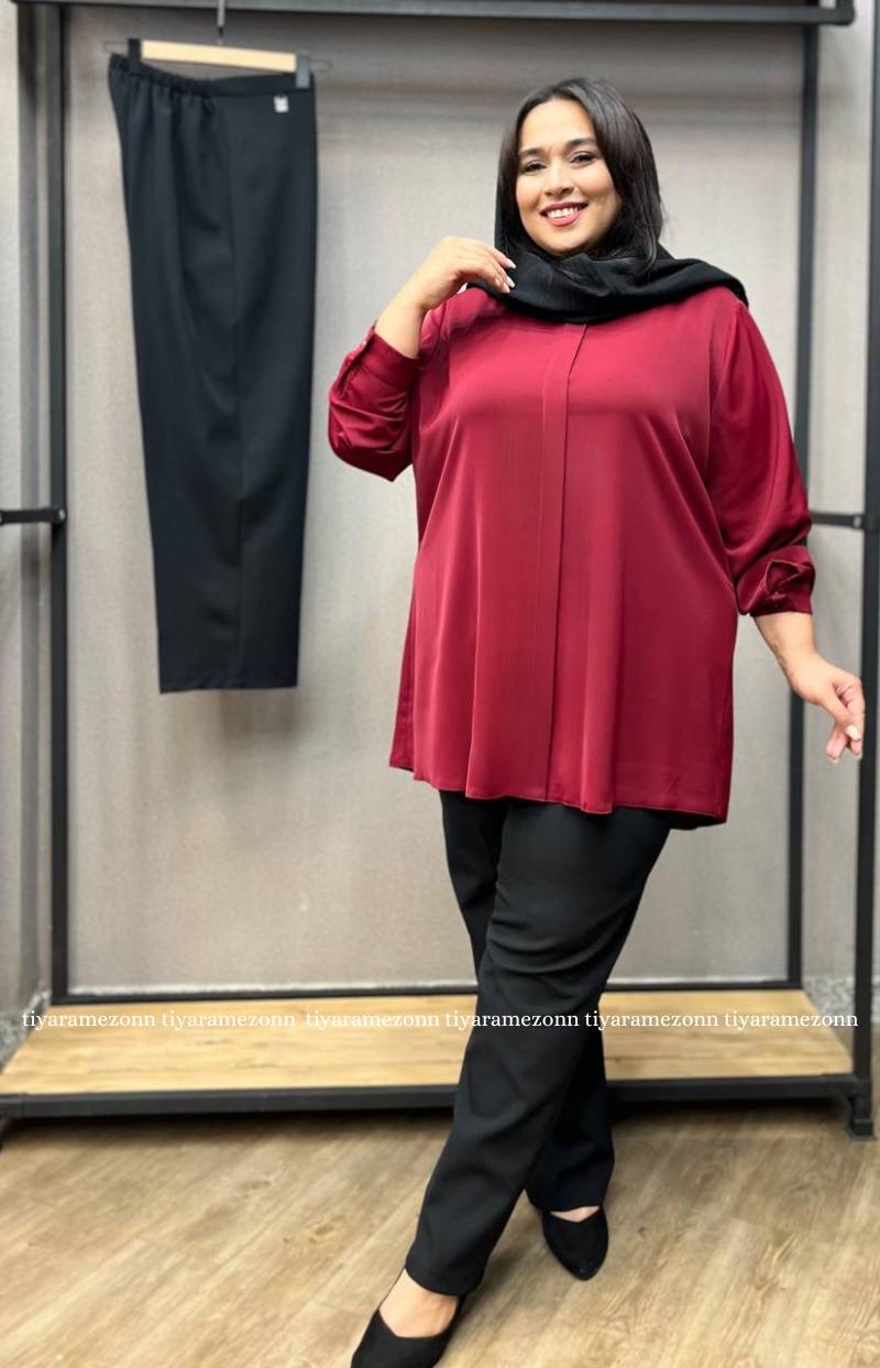 شلوارراسته سایزبزرگ بزیاق کد277