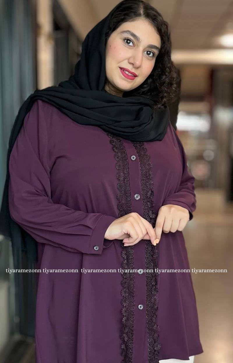 شومیز الیزه خرجکار گیپور کد 090