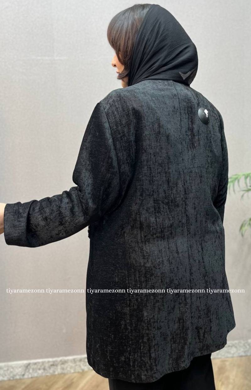 کت مخمل زنانه سایزبزرگ کد105