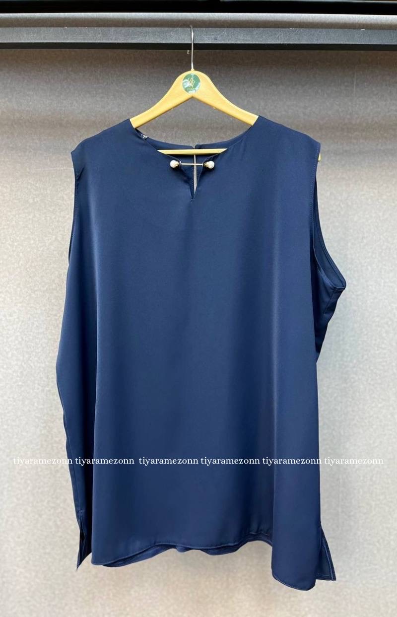 شومیز آستین حلقه ای سایزبزرگ  مدل مروارید کد 304