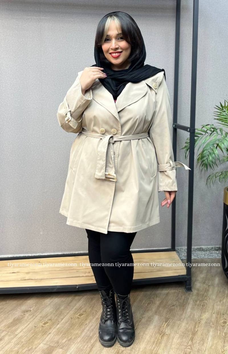 بارونی سایزبزرگ کتان زارا کد 310