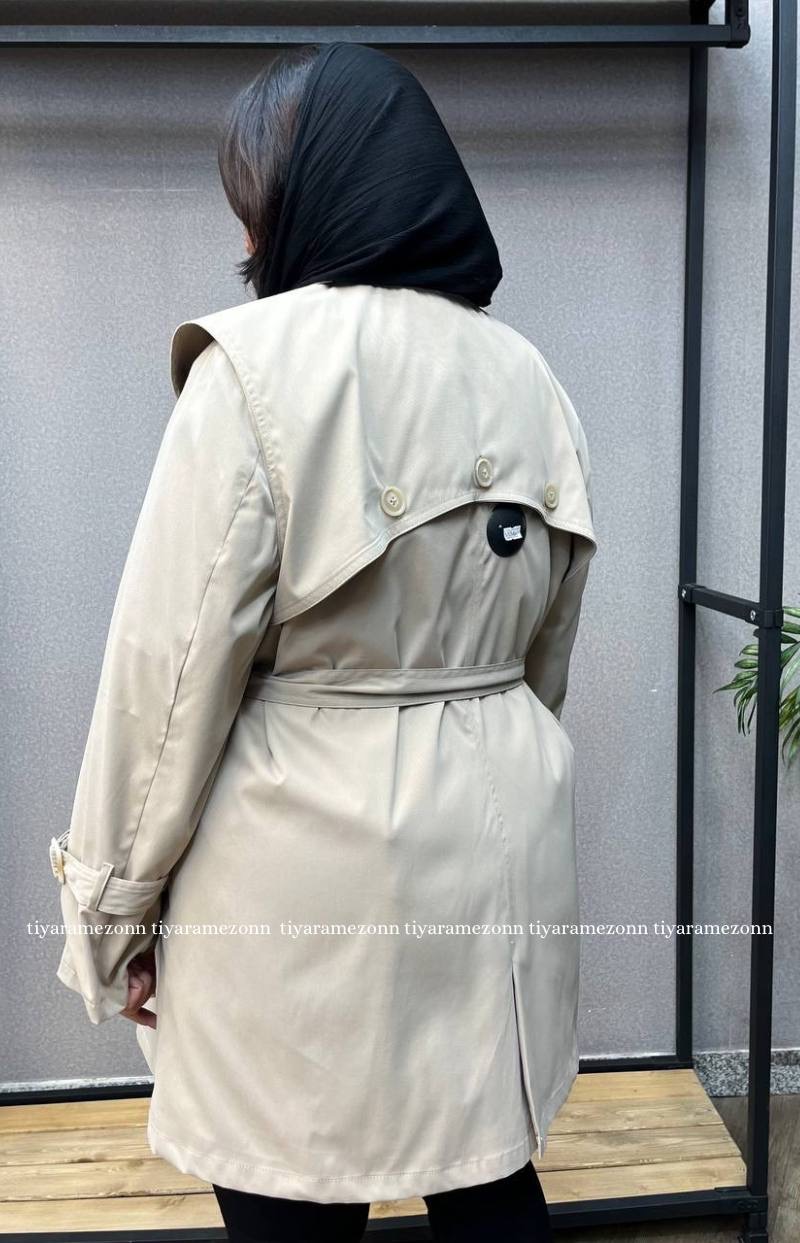 بارونی کتان زارا جیب اریب بغل دکمه کد 070