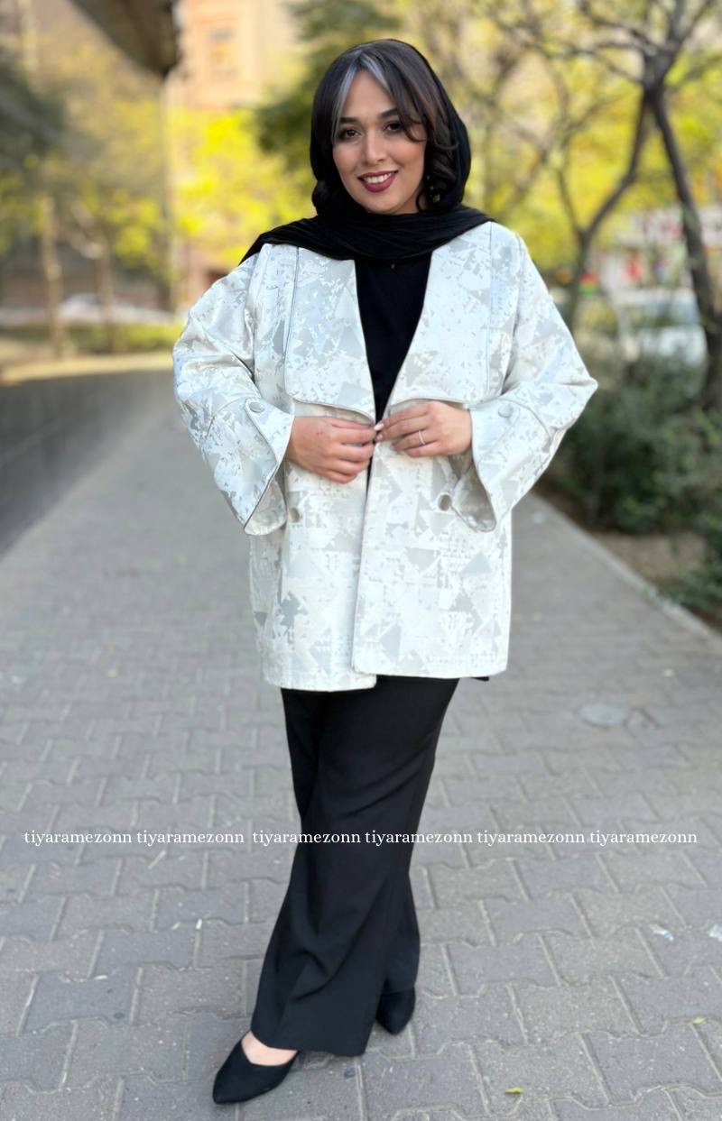 کت سایزبزرگ یقه امریکایی کد 315