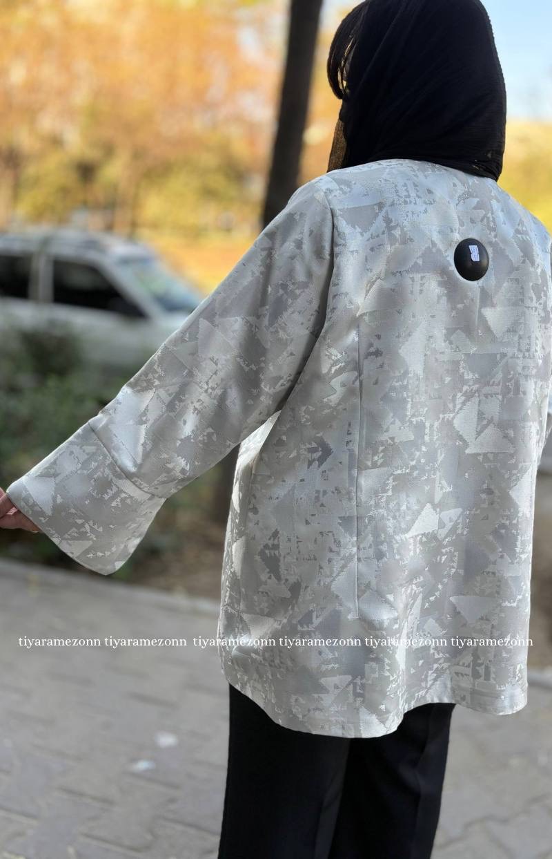 کت سایزبزرگ یقه امریکایی کد 315