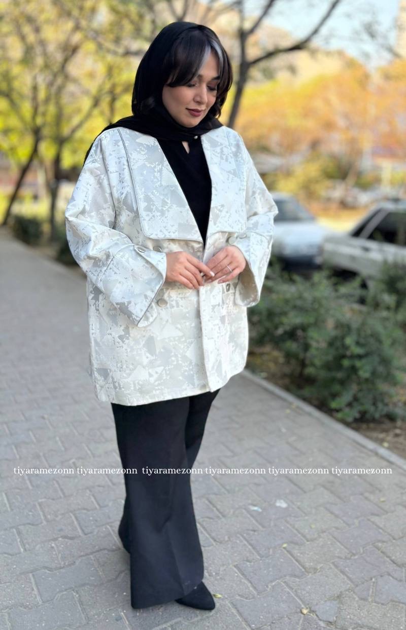 کت سایزبزرگ یقه امریکایی کد 315