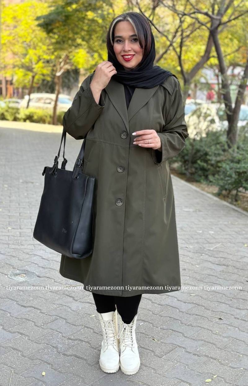 بارونی یقه انگلیسی بلند کد 312