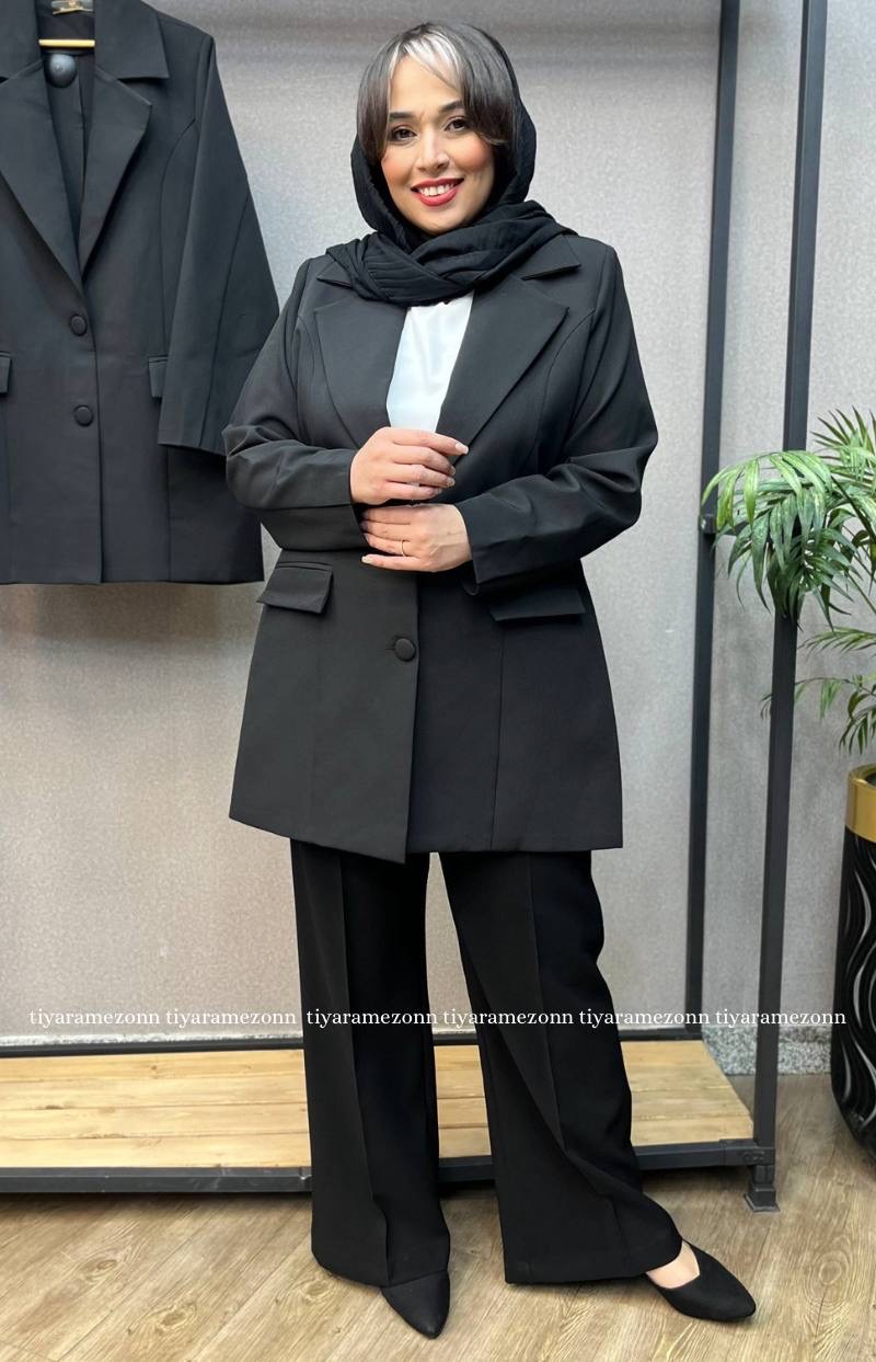 کت زنانه بلند کد 323