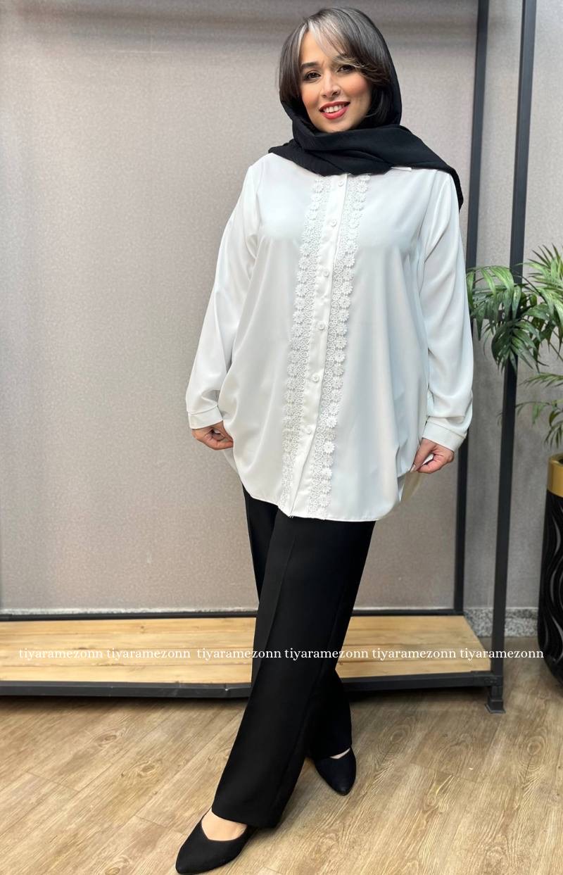 شلوار راسته سایزبزرگ  کرپ کنزو  کد 326