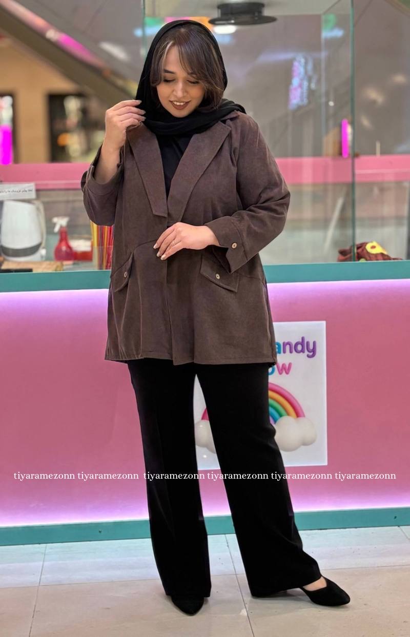 کت پاییزه  سایزبزرگ مدل ملودی کد 321