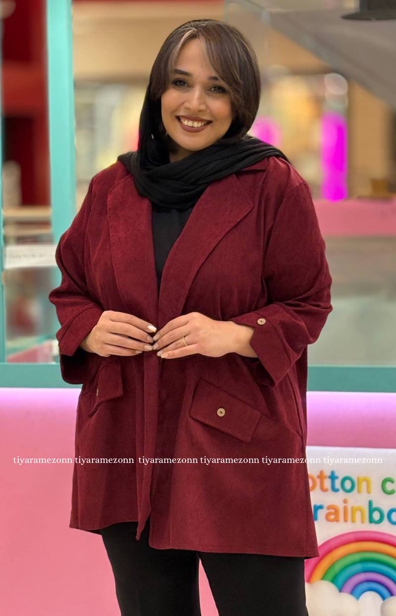 کت پاییزه  سایزبزرگ مدل ملودی کد 321