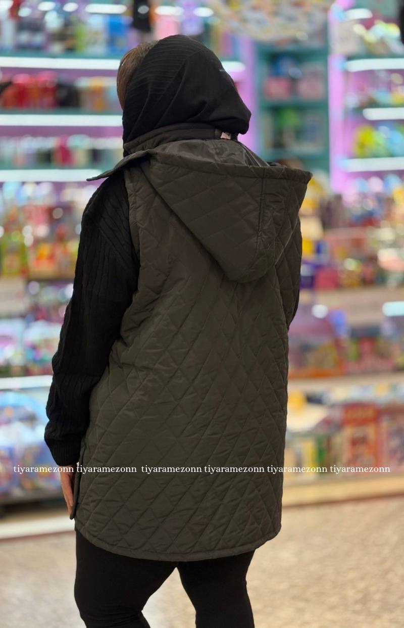 پافر سایز بزرگ  کلاهدار کد 330