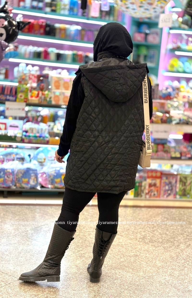 پافر سایز بزرگ  کلاهدار کد 330