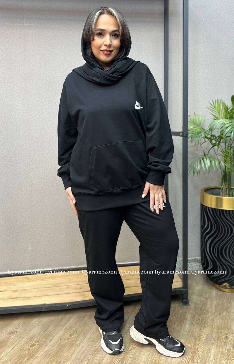 کت و شلوار زنانه سایز بزرگ یقه انگلیسی مدل پرستیژ  کد 303