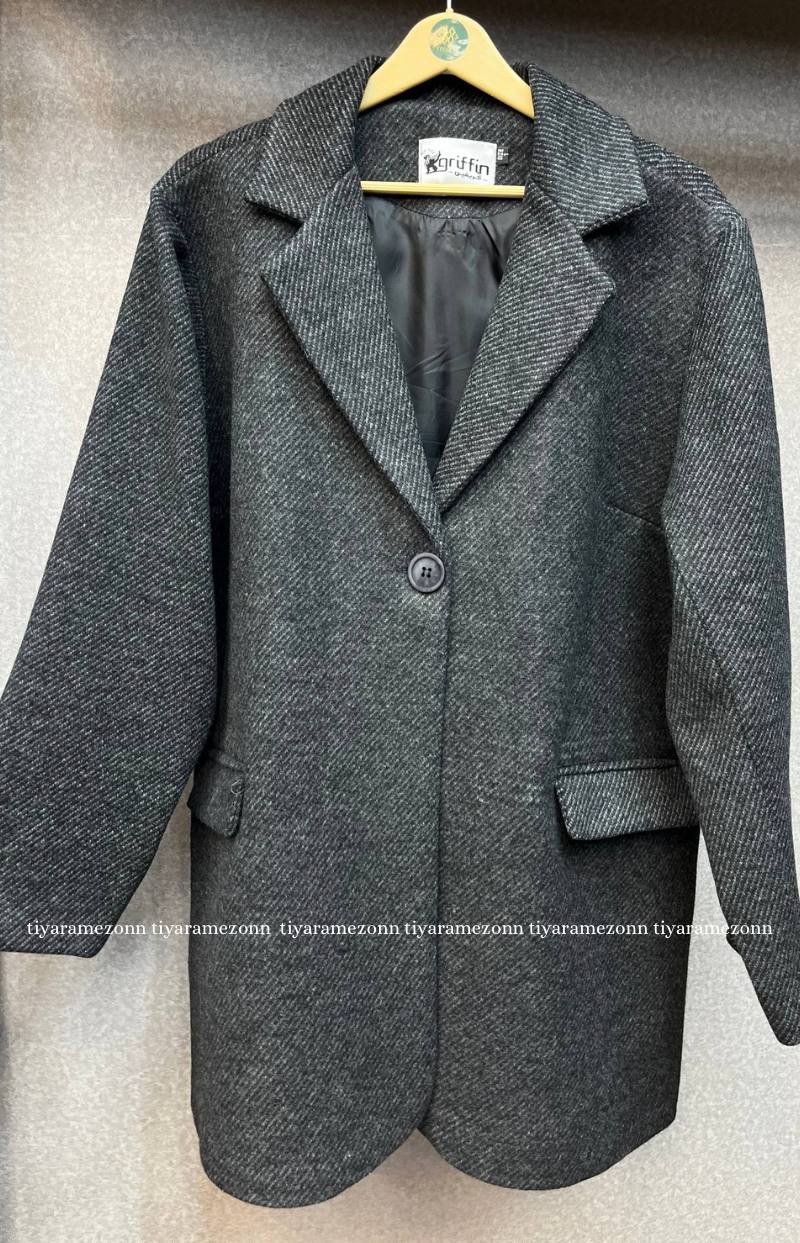 پالتو فوتر سایزبزرگ  تک دکمه  کد 333