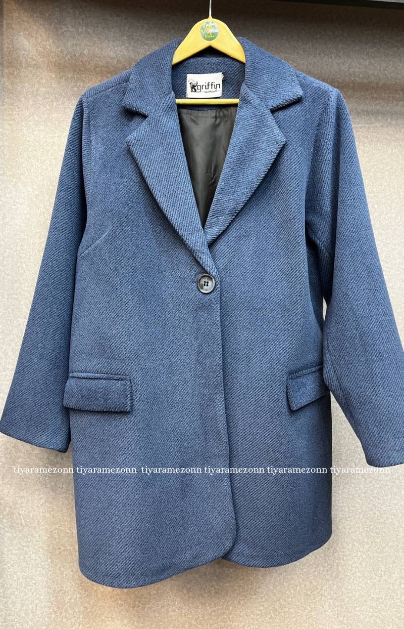 پالتو فوتر سایزبزرگ  تک دکمه  کد 333