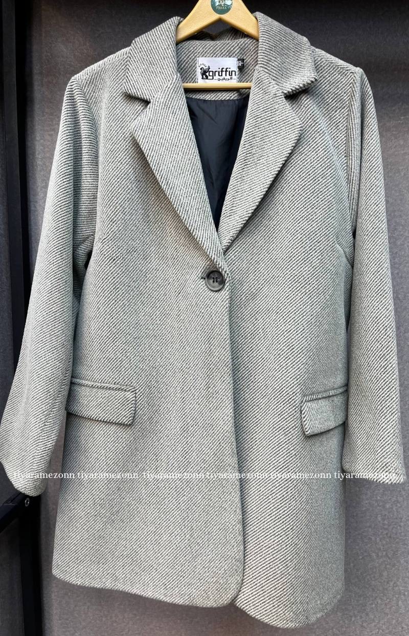 پالتو فوتر سایزبزرگ  تک دکمه  کد 333