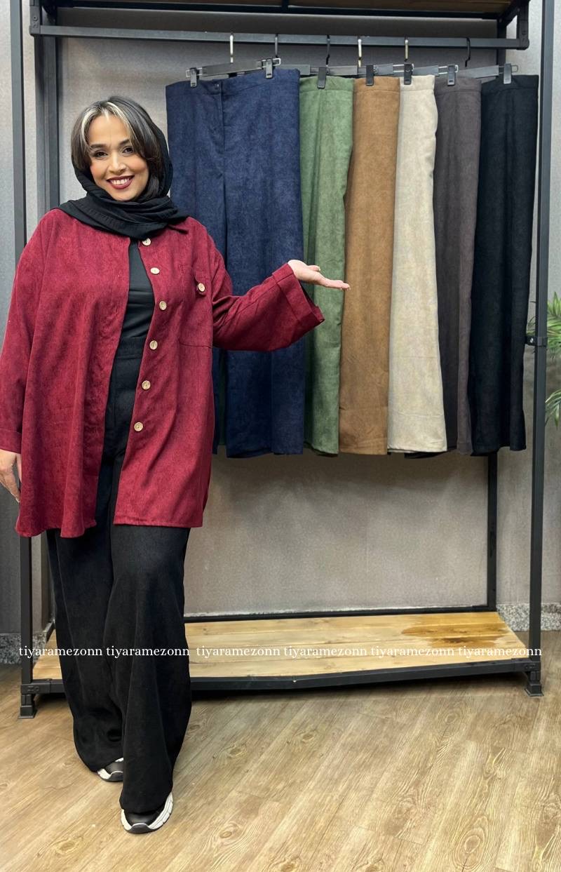 شلواربگ سایزبزرگ مدل مخمل کبریتی کد 334