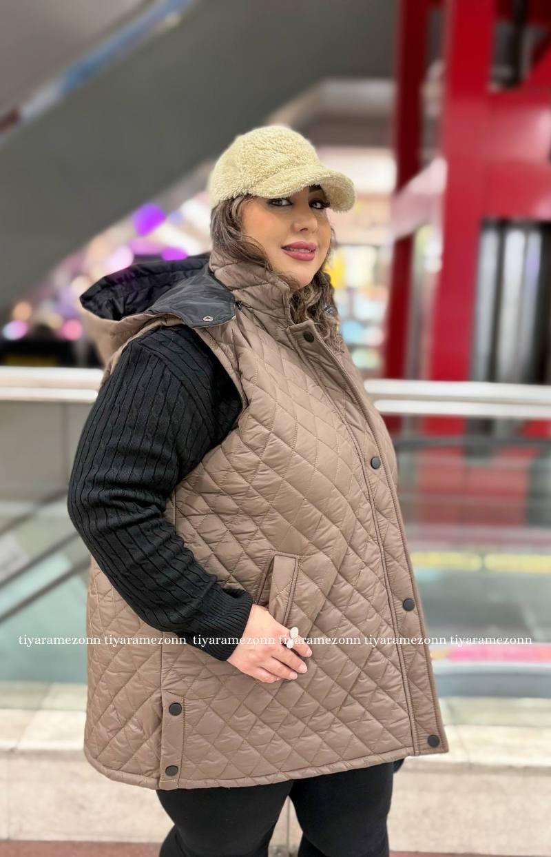 پافر سایز بزرگ  کلاهدار کد 330