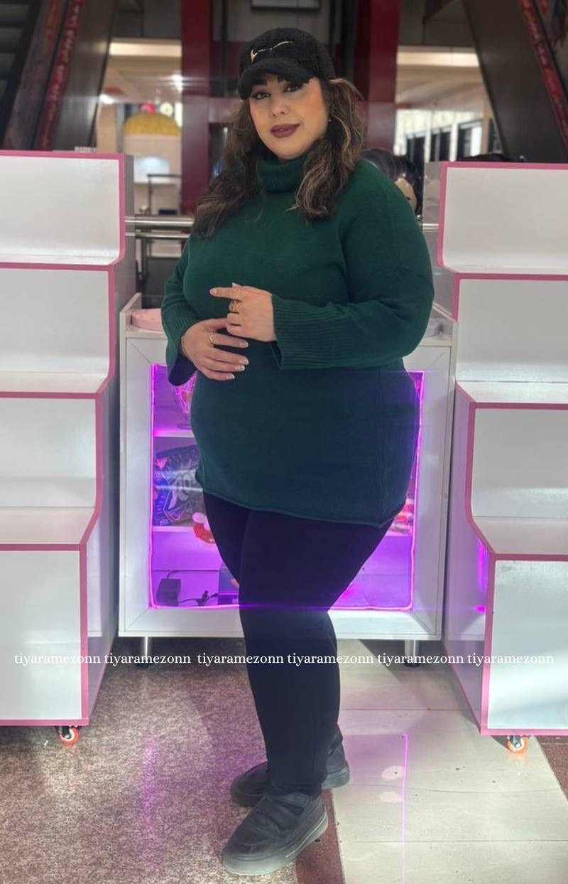 بافت یقه اسکی سایز بزرگ  کد 336